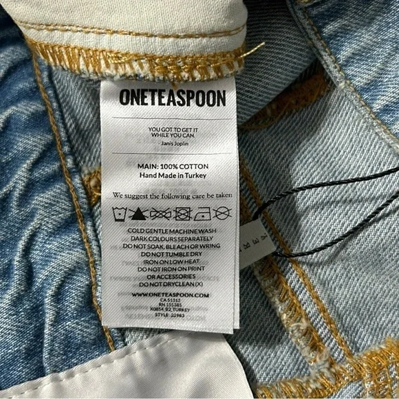 Oneteaspoon KANSAS HIGH-WAIST STREETWALKERS SHORTS - Picture 13 of 15